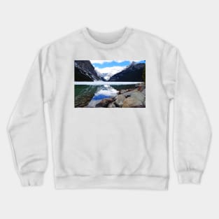 Lake Louise Victoria Glacier Alberta Canadian Rockies Canada Crewneck Sweatshirt